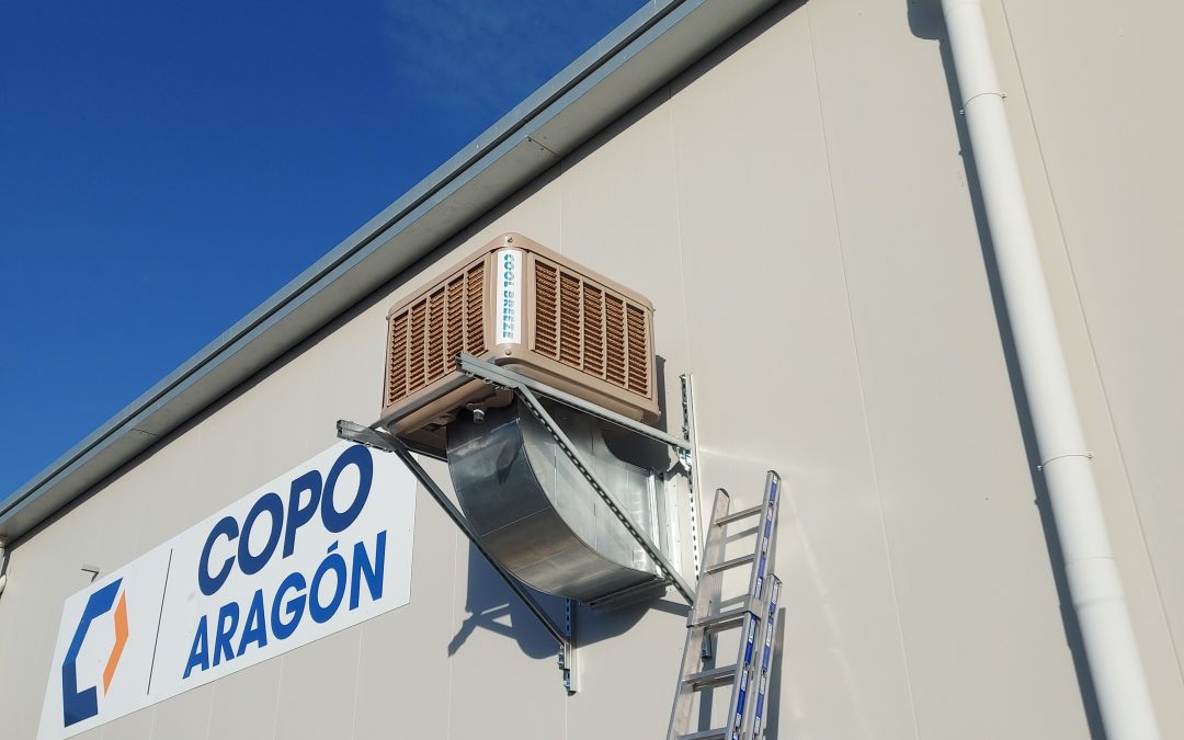 COPO. Instalación evaporativos acondicionadores